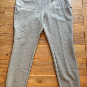 White House Black Market Gray Patterned Dress Pants